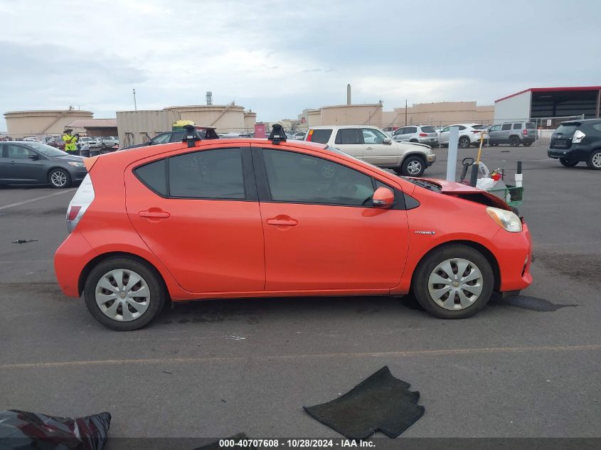 2012 Toyota Prius C Four/One/Three/Two VIN: JTDKDTB36C1013355 Lot: 40707608