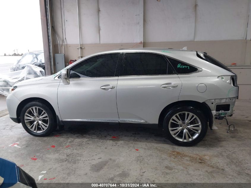 2013 Lexus Rx 350 VIN: 2T2BK1BA5DC201253 Lot: 40707644