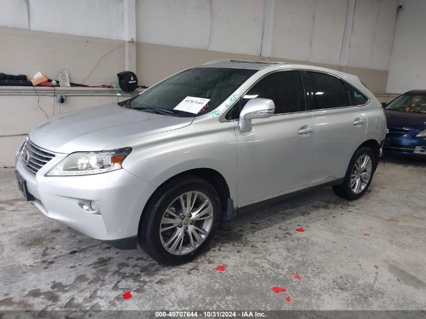 VIN 2T2BK1BA5DC201253 2013 Lexus RX, 350 no.2