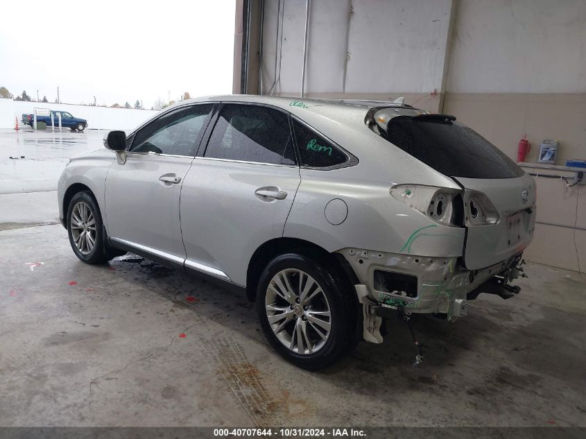 VIN 2T2BK1BA5DC201253 2013 Lexus RX, 350 no.3