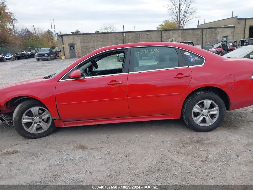 2012 Chevrolet Impala Ls VIN: 2G1WA5E3XC1140632 Lot: 40707658