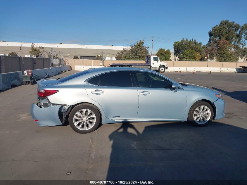 2013 Lexus Es 300H VIN: JTHBW1GG1D2020329 Lot: 40707760