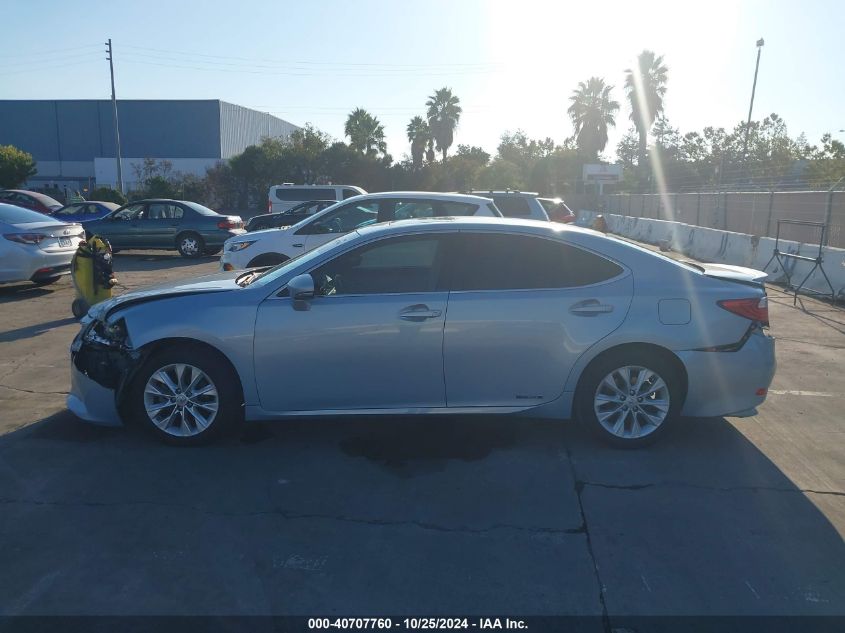 2013 Lexus Es 300H VIN: JTHBW1GG1D2020329 Lot: 40707760