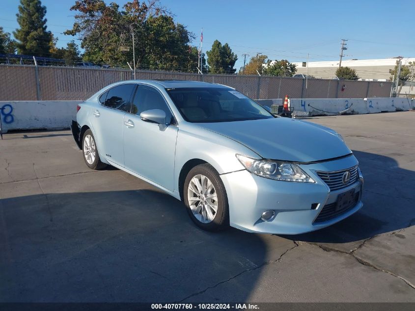 VIN JTHBW1GG1D2020329 2013 Lexus ES, 300H no.1