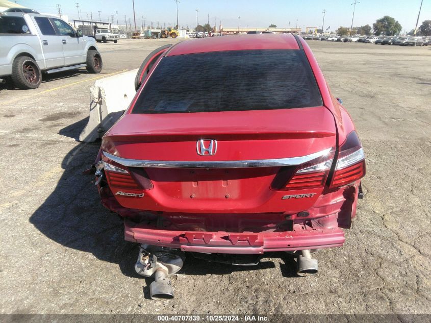 VIN 1HGCR2F57GA061207 2016 Honda Accord, Sport no.16