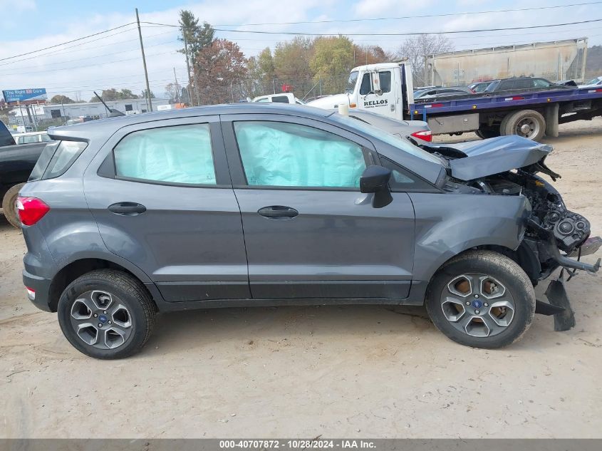 2021 Ford Ecosport S VIN: MAJ6S3FL4MC436660 Lot: 40707872