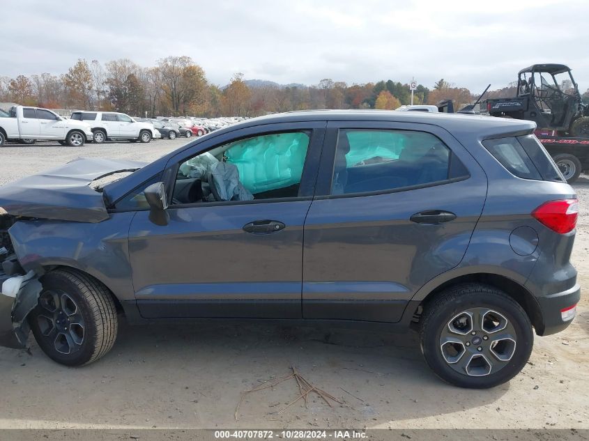 2021 Ford Ecosport S VIN: MAJ6S3FL4MC436660 Lot: 40707872