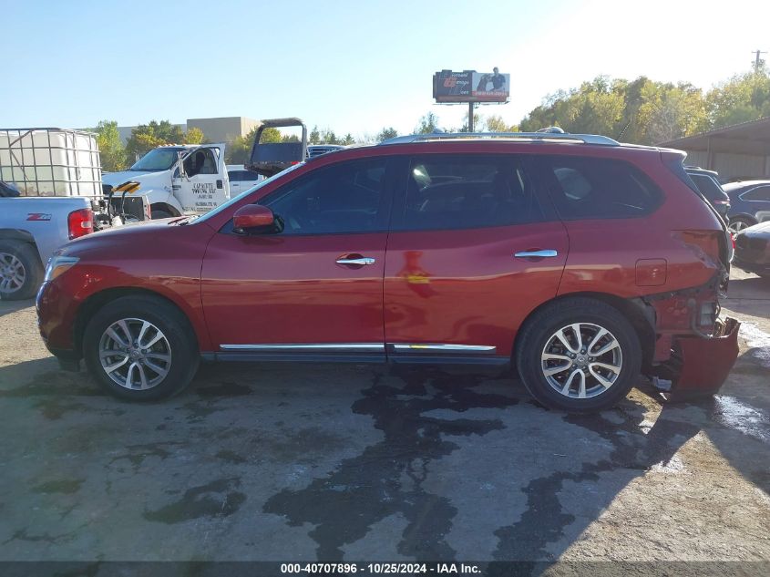 2013 Nissan Pathfinder Sl VIN: 5N1AR2MN2DC609649 Lot: 40707896