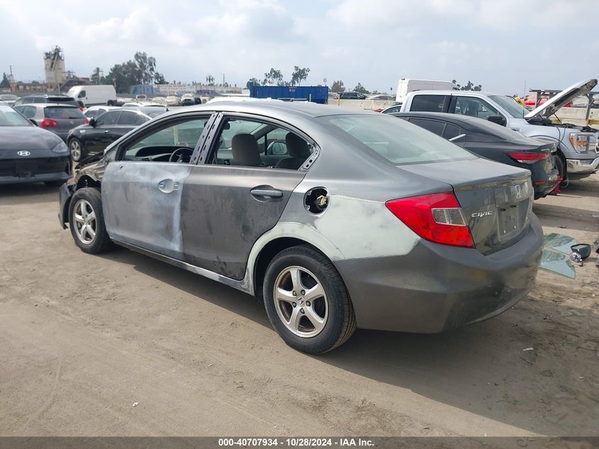 2012 HONDA CIVIC VIN: 19XFB5F54CE002530