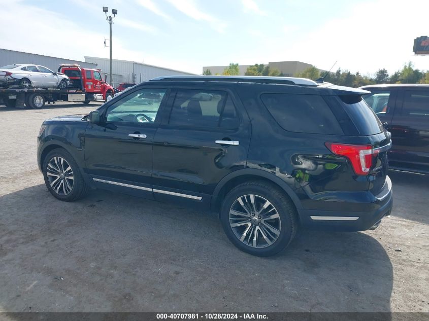 2018 Ford Explorer Platinum VIN: 1FM5K8HT3JGA97471 Lot: 40707981