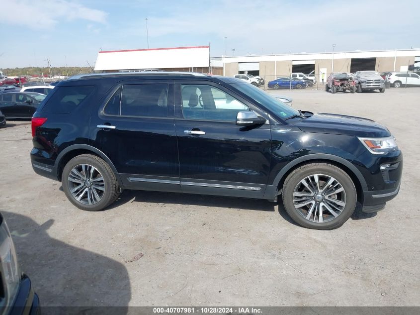 2018 Ford Explorer Platinum VIN: 1FM5K8HT3JGA97471 Lot: 40707981