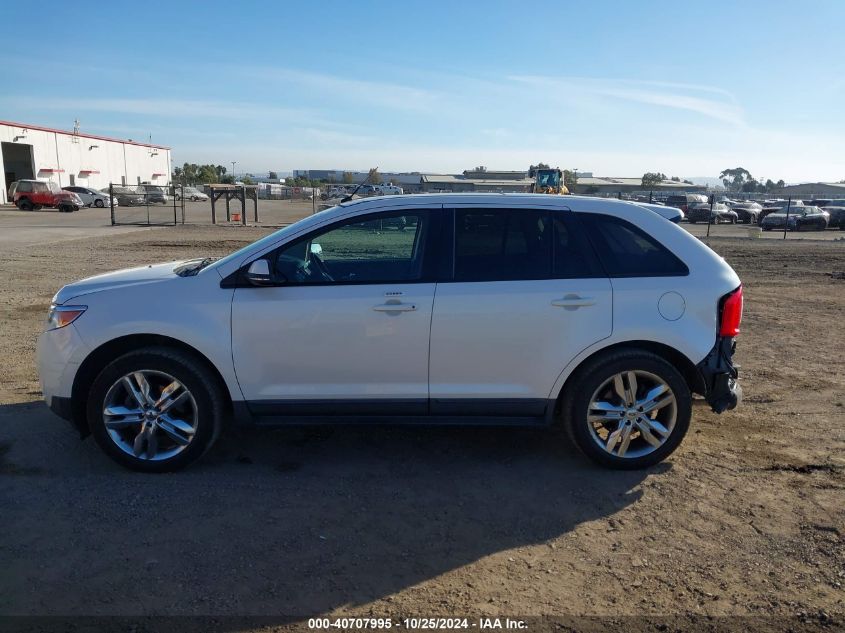 2014 Ford Edge Sel VIN: 2FMDK3J90EBB65414 Lot: 40707995