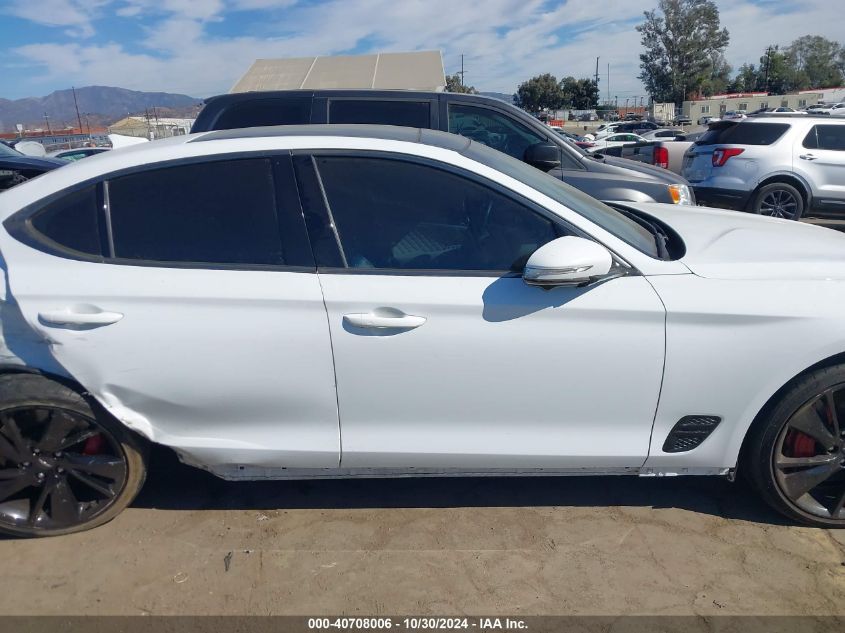 2023 Genesis G70 3.3T Awd VIN: KMTG54TE6PU122008 Lot: 40708006