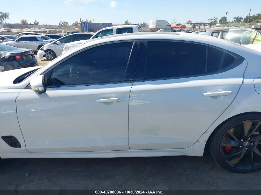 2023 Genesis G70 3.3T Awd VIN: KMTG54TE6PU122008 Lot: 40708006