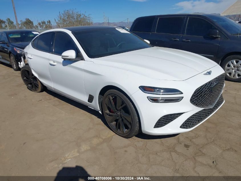 2023 Genesis G70 3.3T Awd VIN: KMTG54TE6PU122008 Lot: 40708006