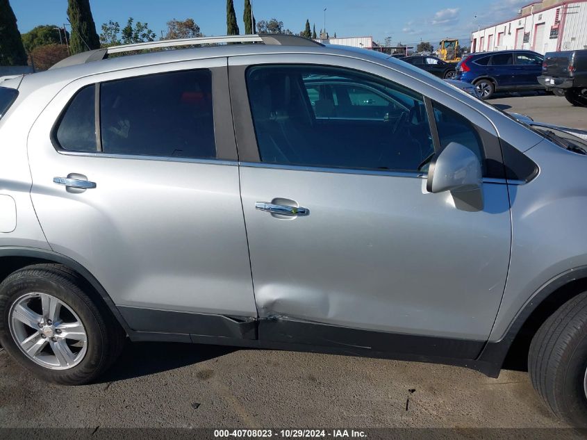 2018 Chevrolet Trax Lt VIN: KL7CJLSB0JB592707 Lot: 40708023