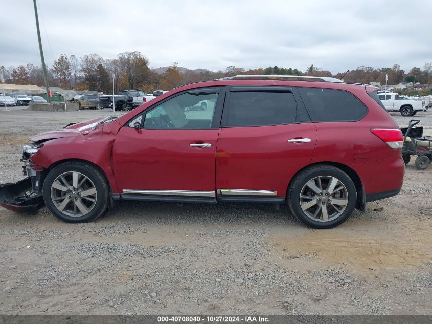 2015 Nissan Pathfinder Platinum VIN: 5N1AR2MM3FC660121 Lot: 40708040