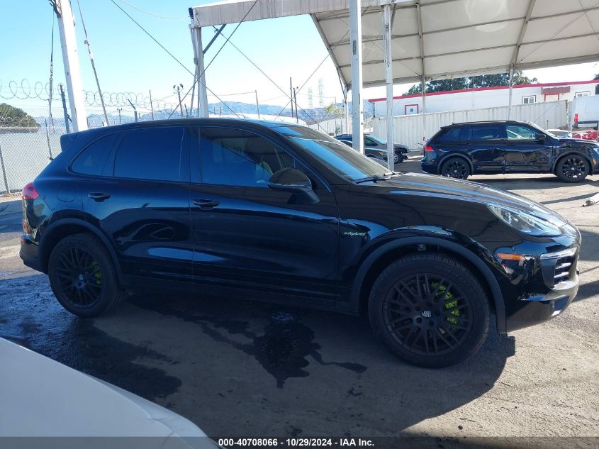 2016 Porsche Cayenne E-Hybrid S VIN: WP1AE2A22GLA16905 Lot: 40708066