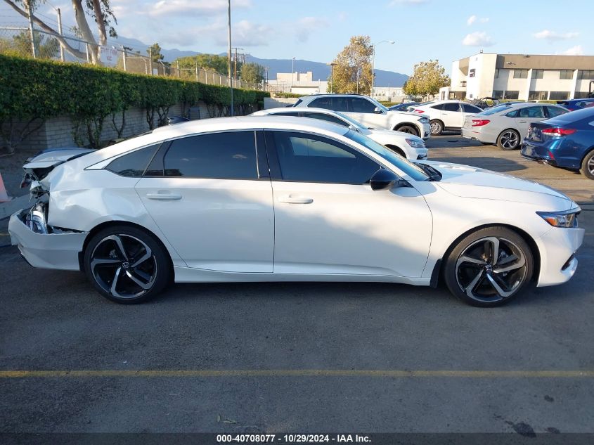 2021 Honda Accord Sport VIN: 1HGCV1F34MA062864 Lot: 40708077