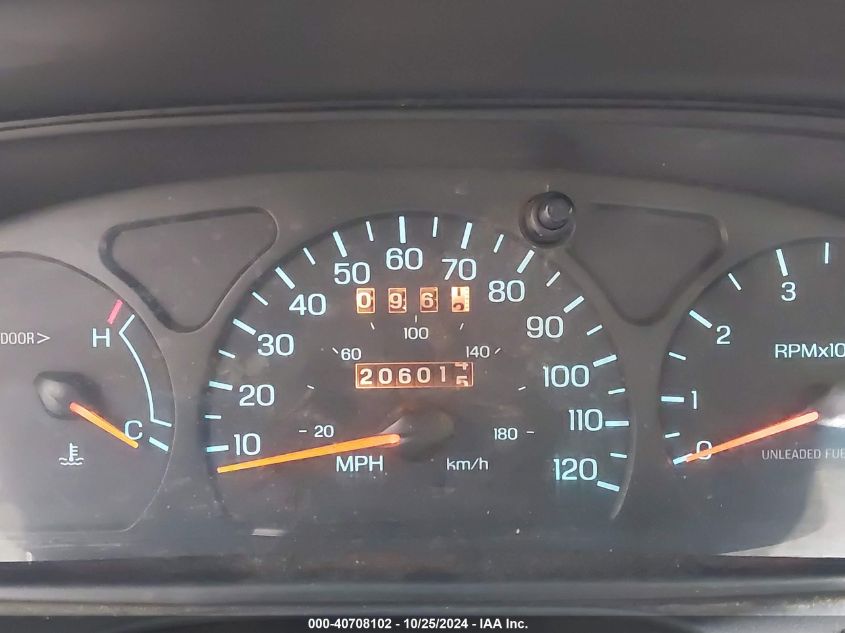 1998 Ford Taurus Se Comfort VIN: 1FAFP53S1WA105820 Lot: 40708102