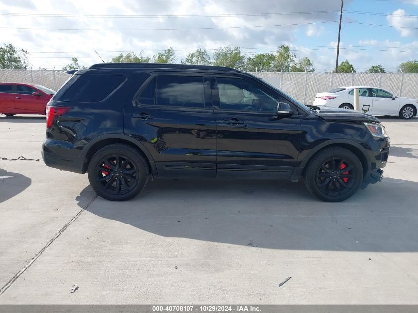 2019 Ford Explorer Sport VIN: 1FM5K8GT2KGA91566 Lot: 40708107