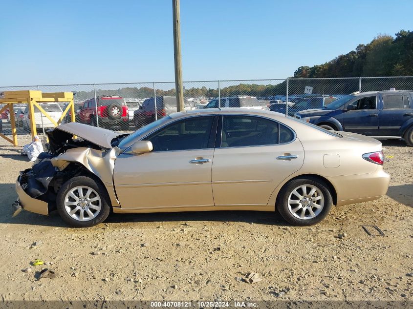 2003 Lexus Es 300 VIN: JTHBF30G430125480 Lot: 40708121