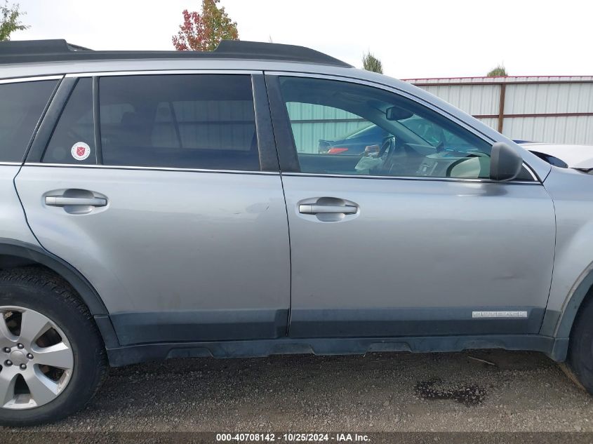 2011 Subaru Outback 2.5I Premium VIN: 4S4BRBCC8B3357651 Lot: 40708142