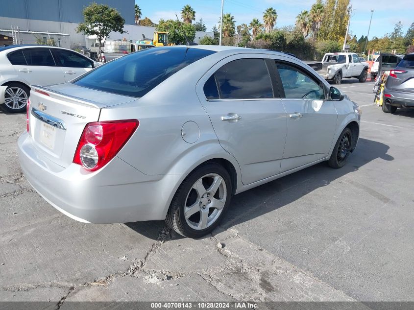 VIN 1G1JE5SG9D4110159 2013 Chevrolet Sonic, Ltz Auto no.4