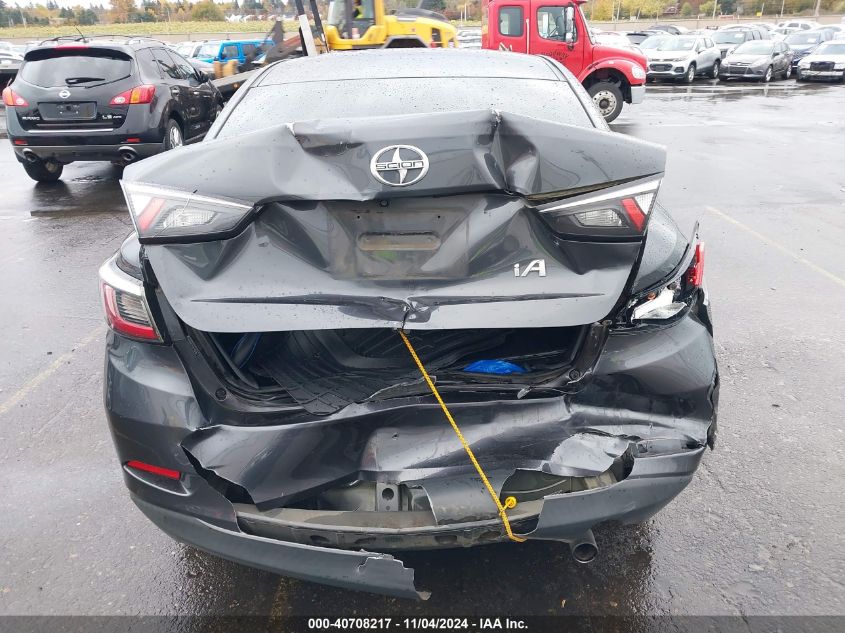 2016 SCION IA VIN: 3MYDLBZVXGY102863
