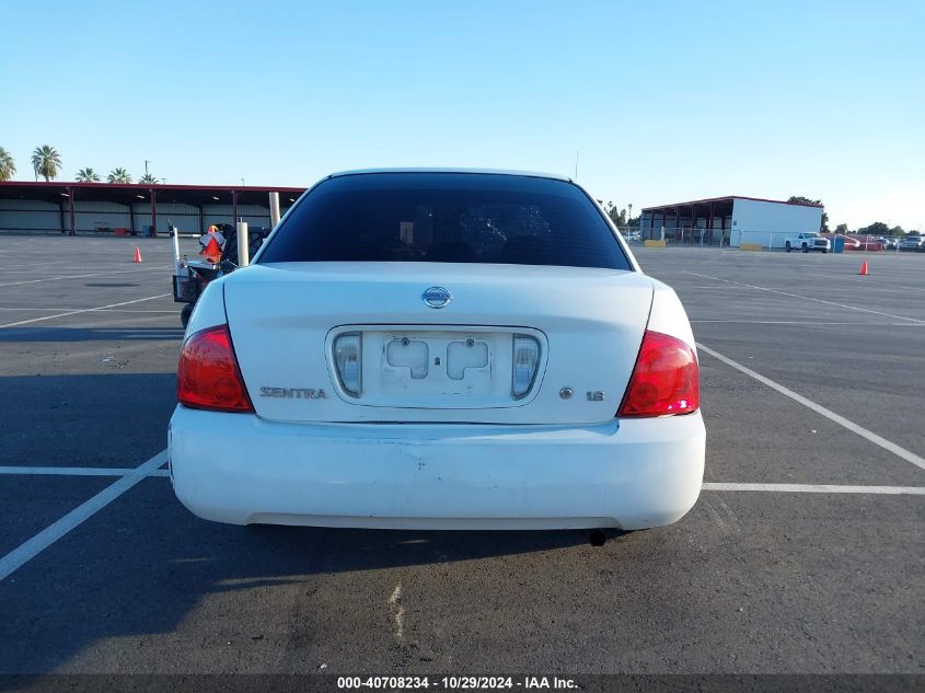 2006 Nissan Sentra 1.8 VIN: 3N1CB51D96L584824 Lot: 40708234