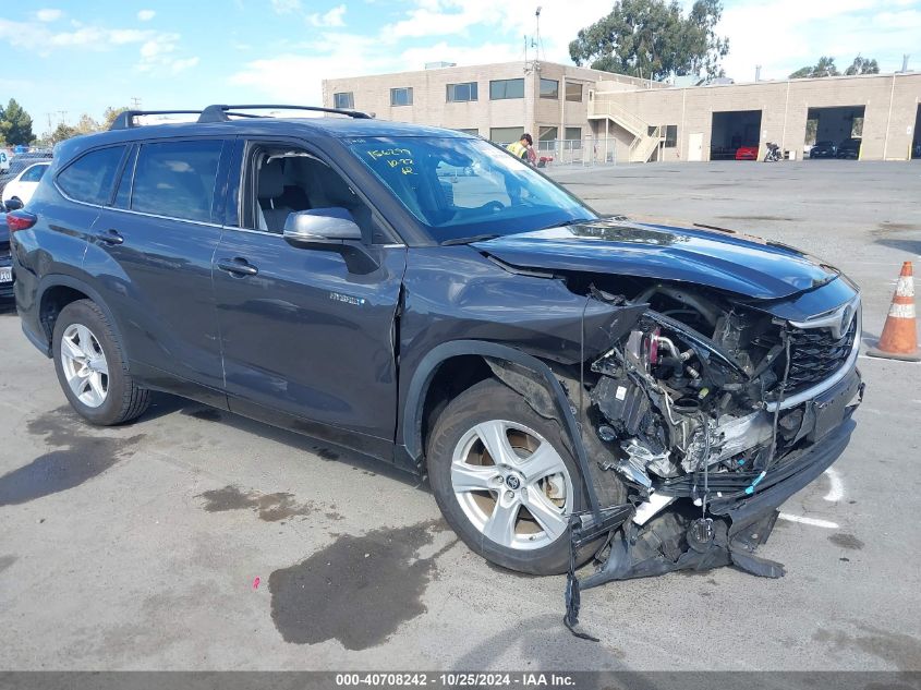 VIN 5TDZARAH6MS505024 2021 Toyota Highlander, Hybri... no.1