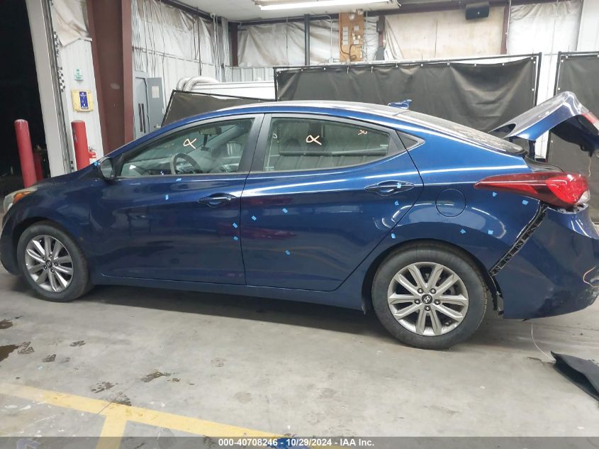 2016 Hyundai Elantra Se VIN: 5NPDH4AE1GH781684 Lot: 40708246