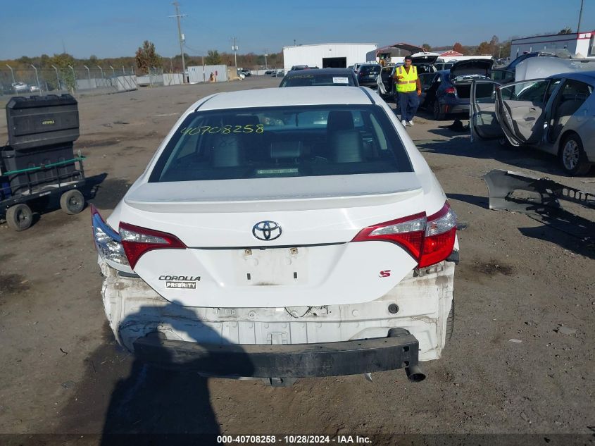 2016 Toyota Corolla S VIN: 2T1BURHE1GC498839 Lot: 40708258