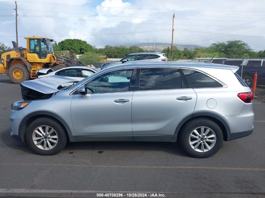 2019 Kia Sorento 2.4L L VIN: 5XYPG4A36KG582662 Lot: 40708296