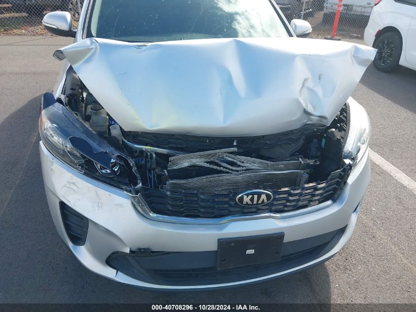 2019 Kia Sorento 2.4L L VIN: 5XYPG4A36KG582662 Lot: 40708296