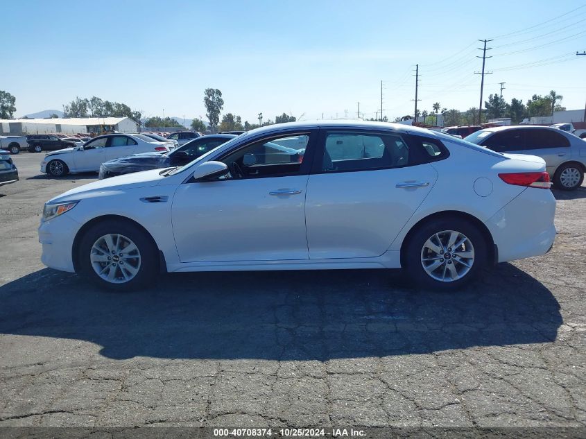 2018 Kia Optima Lx VIN: 5XXGT4L3XJG239574 Lot: 40708374