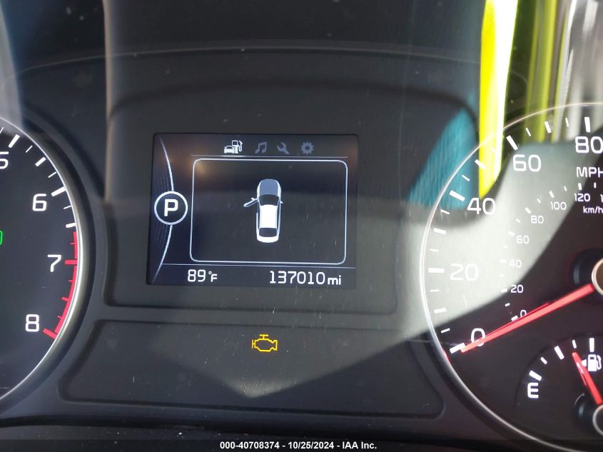 2018 Kia Optima Lx VIN: 5XXGT4L3XJG239574 Lot: 40708374