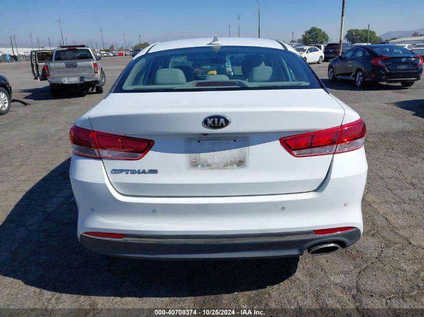 2018 Kia Optima Lx VIN: 5XXGT4L3XJG239574 Lot: 40708374