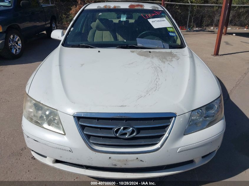 2010 Hyundai Sonata Gls VIN: 5NPET4AC6AH586950 Lot: 40708600