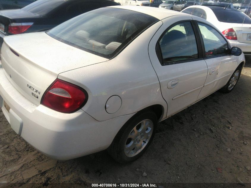 2005 Dodge Neon Sxt VIN: 1B3ES56C95D130102 Lot: 40708616