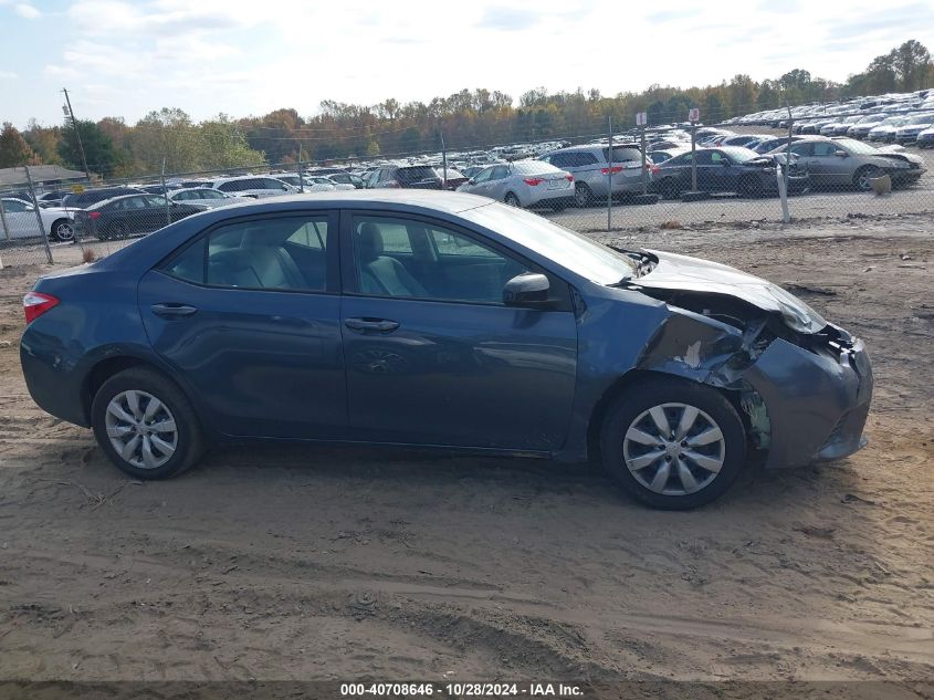 2014 Toyota Corolla Le VIN: 2T1BURHE9EC073558 Lot: 40708646