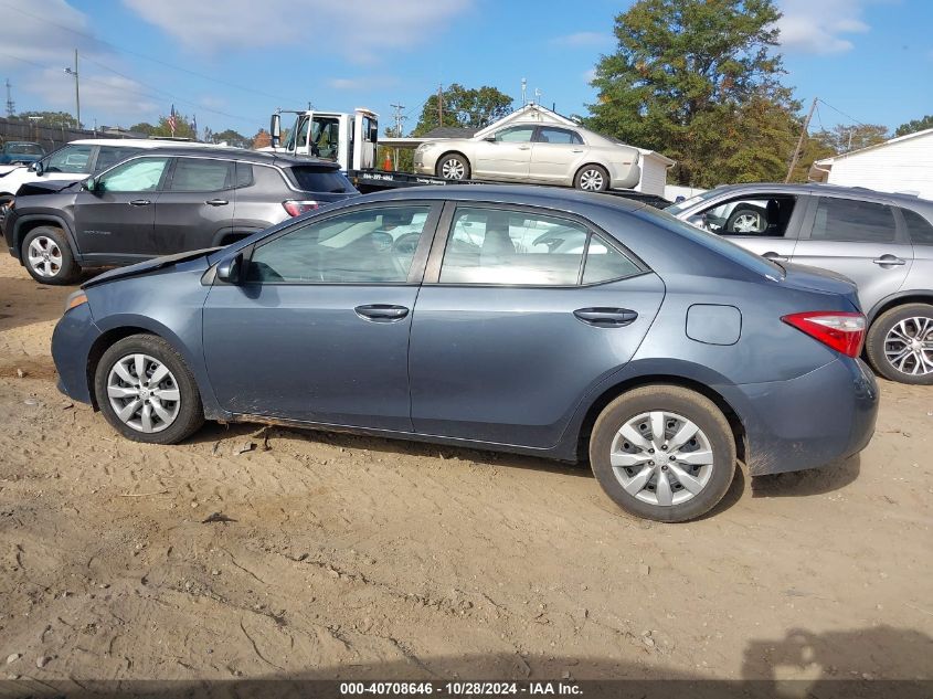 2014 Toyota Corolla Le VIN: 2T1BURHE9EC073558 Lot: 40708646