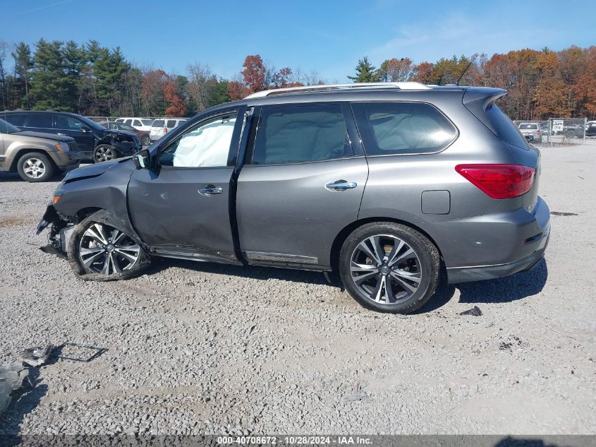 2018 Nissan Pathfinder Platinum VIN: 5N1DR2MM8JC648004 Lot: 40708672