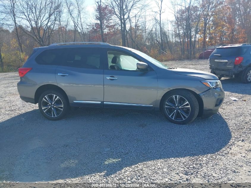 2018 Nissan Pathfinder Platinum VIN: 5N1DR2MM8JC648004 Lot: 40708672