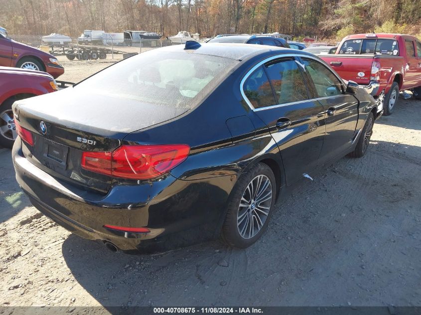 2019 BMW 530I xDrive VIN: WBAJA7C58KWW18374 Lot: 40708675