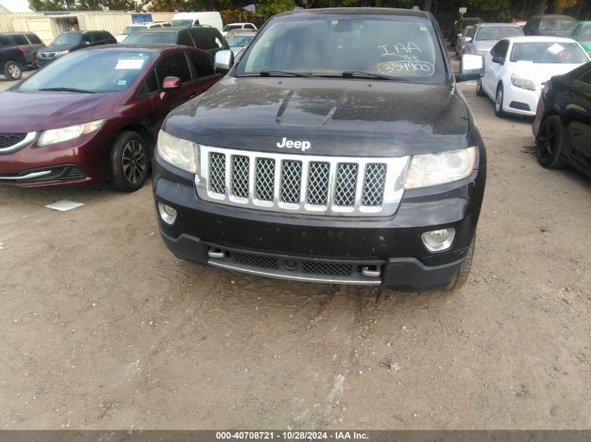 2012 Jeep Grand Cherokee Overland VIN: 1C4RJECGXCC354900 Lot: 40708721