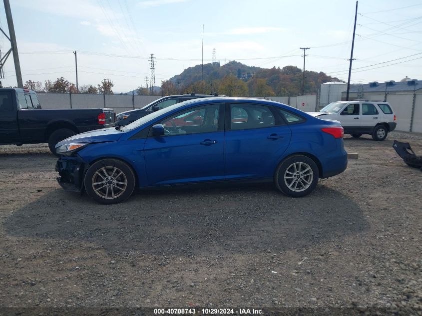 2018 Ford Focus Se VIN: 1FADP3F29JL267411 Lot: 40708743