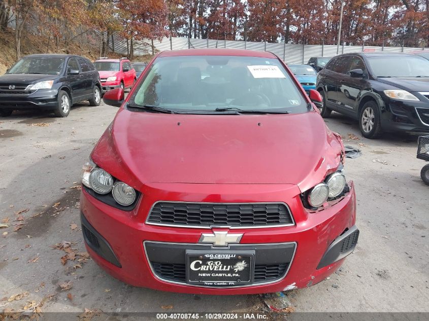 2013 Chevrolet Sonic Lt Auto VIN: 1G1JC5SG7D4221699 Lot: 40708745