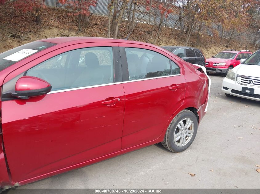 2013 Chevrolet Sonic Lt Auto VIN: 1G1JC5SG7D4221699 Lot: 40708745