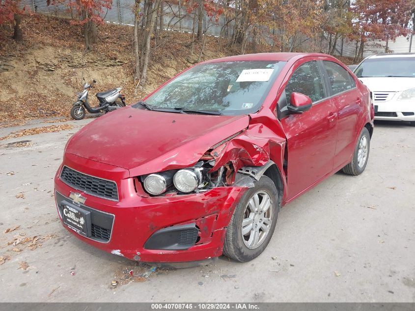 2013 Chevrolet Sonic Lt Auto VIN: 1G1JC5SG7D4221699 Lot: 40708745